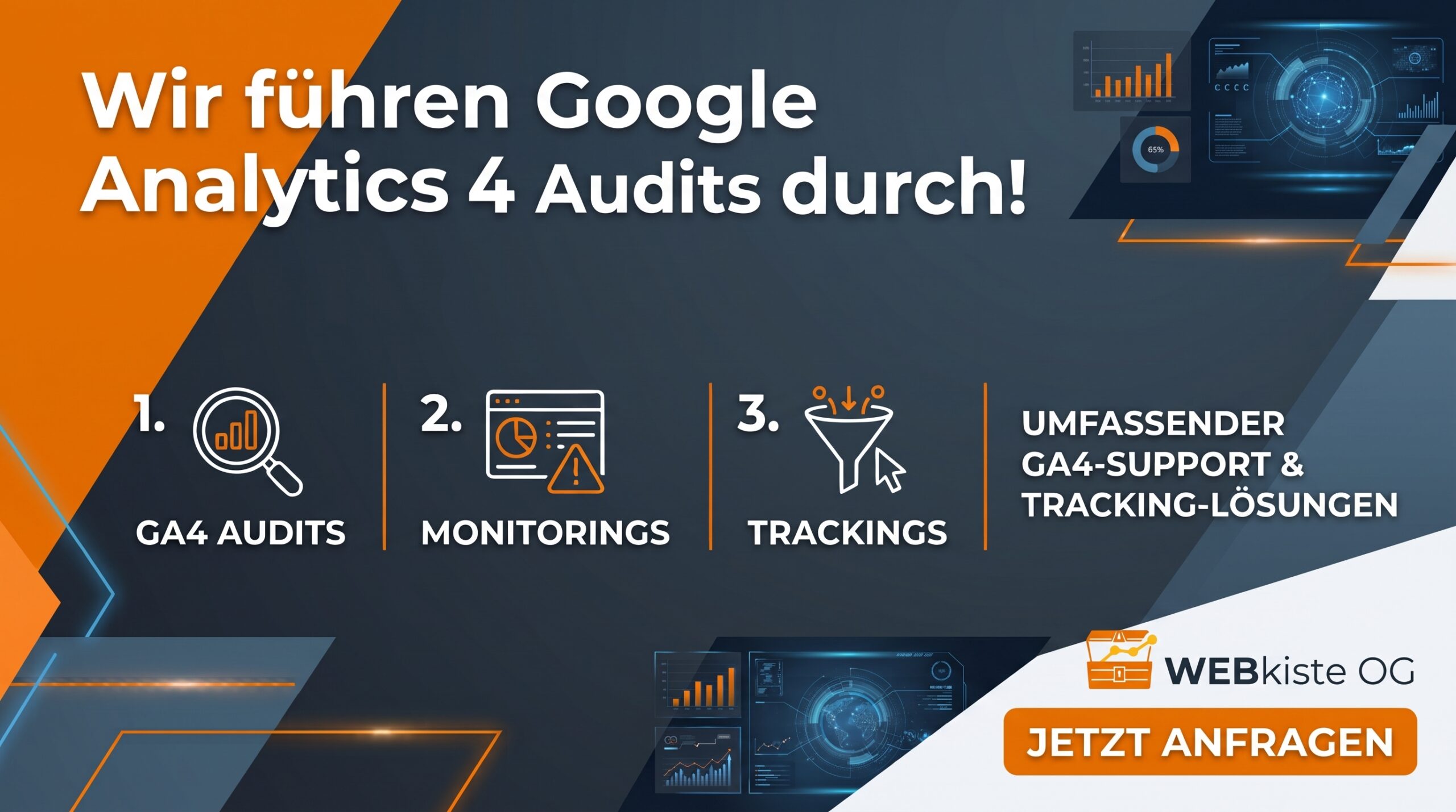 Wir führen GA4 Audits durch!